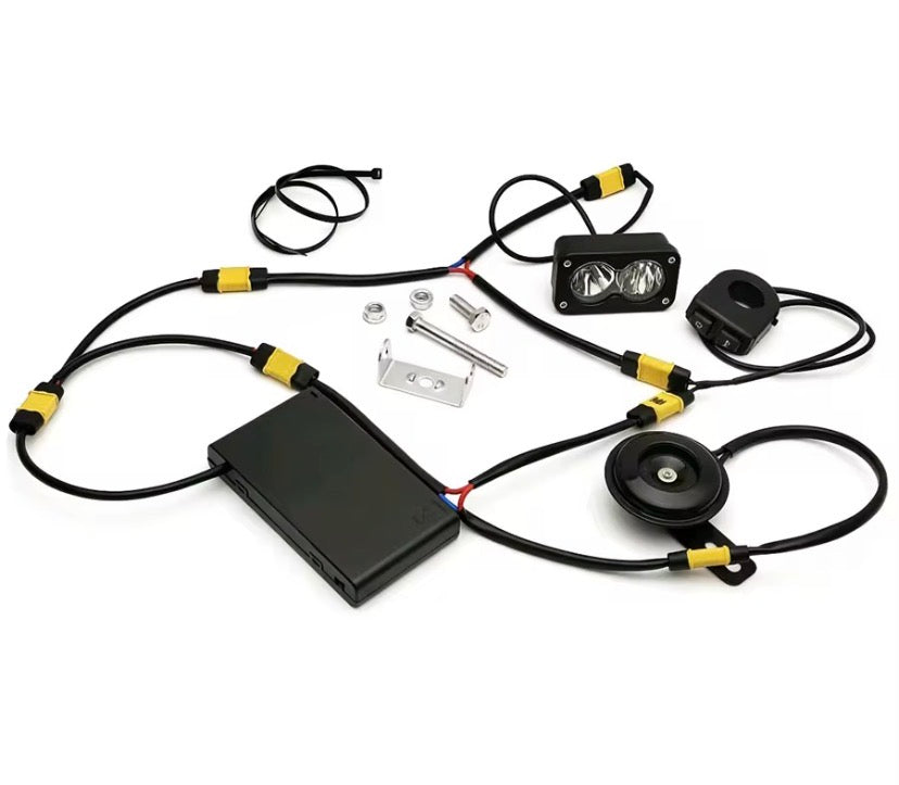 Baja Light And Horn Complete Kit